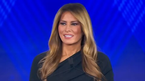 First lady Melania Trump accepts the 'Patriot of the Year' award at Fox Nation Patriot Awards