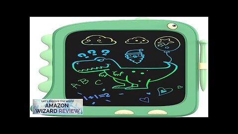 ORSEN 8.5 Inch LCD Doodle Board Tablet Toy Green Dinosaur Drawing Review