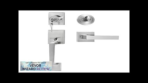 VEVOR Front Door Handle and Deadbolt Set Satin Nickel Square Handle Set Review