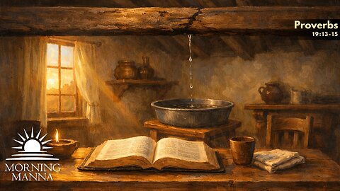 Date: Jan. 12, 2026. Lesson: 06-2026. Title: A Dripping Roof and a Sluggish Soul