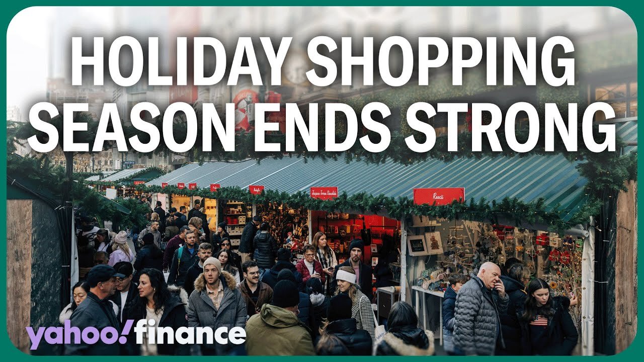 Credit card data reveals strong holiday shopping season