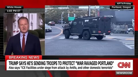 Trump says he's sending troops to protect 'war ravaged Portland' 