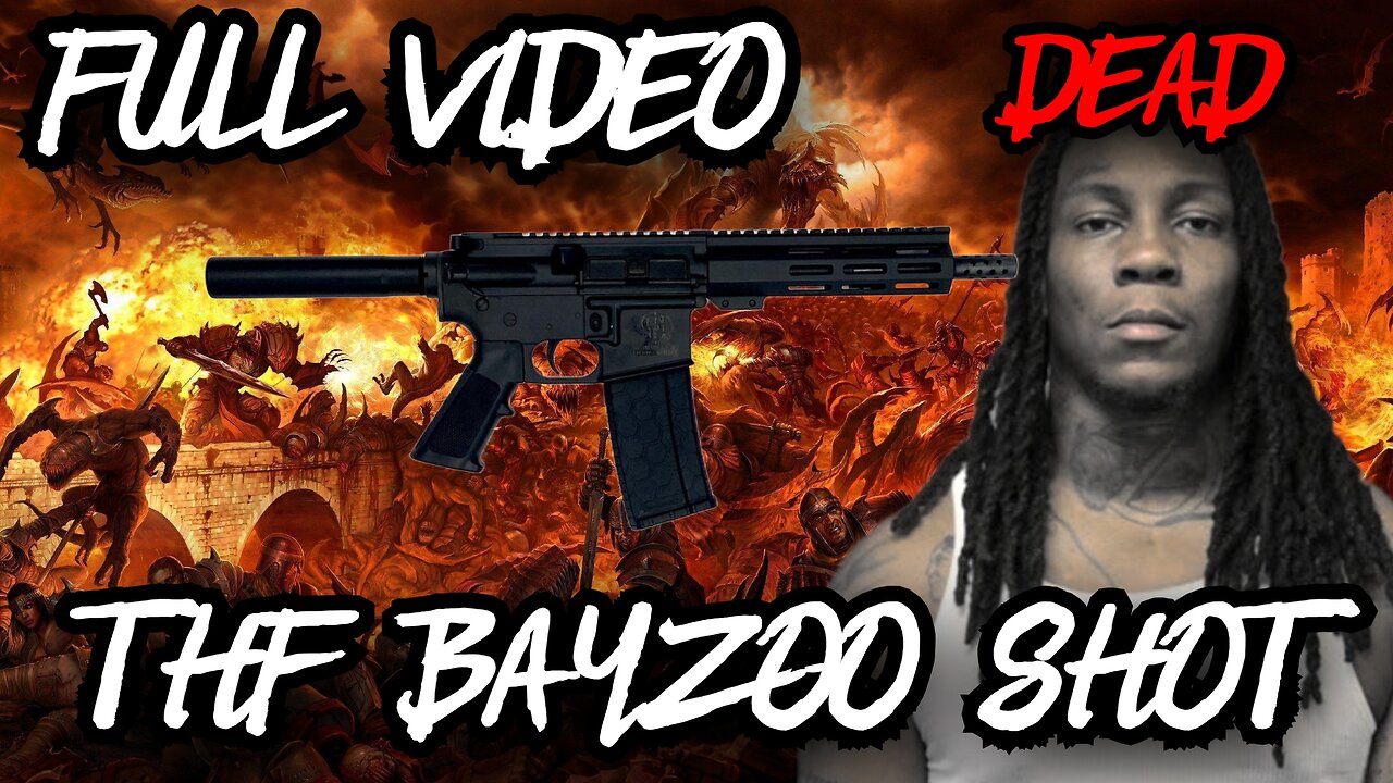 THF Bayzoo Shooting | Bayzoo Shot At Auto Parts Store Point Blank With A ARP | The Raq On Fire