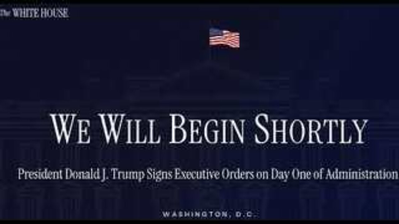 President Donald J. Trump Signs Executive Orders on Day One of Administration