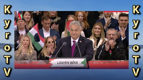 Viktor Orbán Addresses Supporters After Massive March in Budapest (Swedish subtitles)