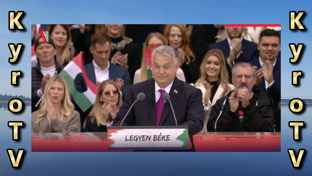 Viktor Orbán Addresses Supporters After Massive March in Budapest (Swedish subtitles)