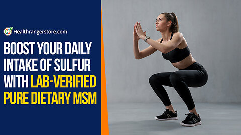 Boost your daily intake of Sulfur with lab-verified pure dietary MSM