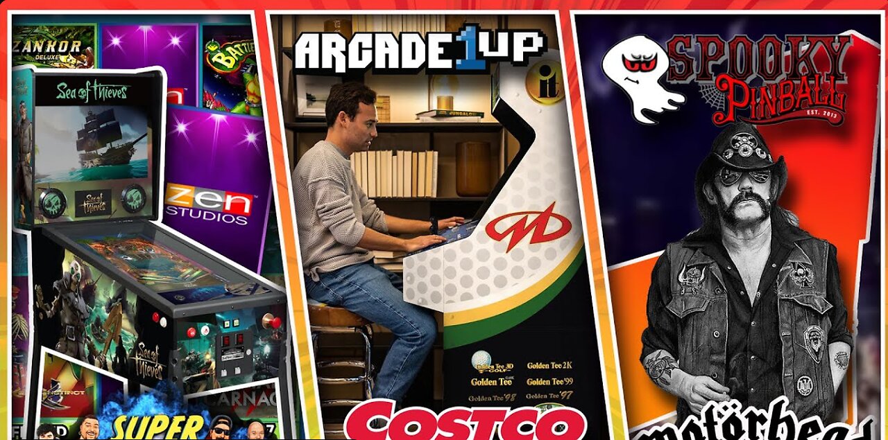 Arcade1Up Costco Clearance, AtGames Pinball February Releases & Spooky Pinball's Next Machine