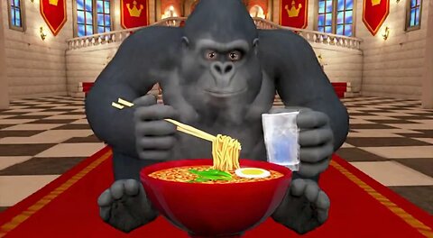 Nintendo 64 Style: Gorilla Ramen ASMR [SORA]