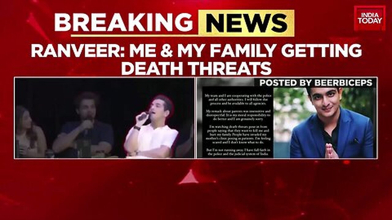 Me & My Family Getting Death Threats_ Ranveer Allahbadia Posts Statement On Instagram _ India Today