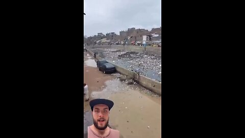 A video of a river of garbage in Pakistan has shocked European