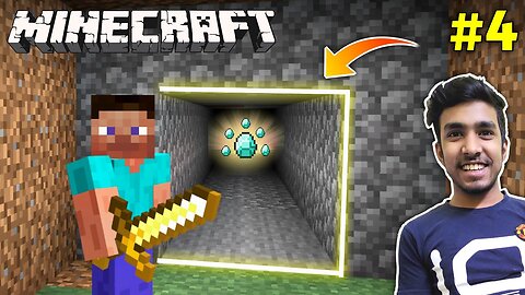 I Found A Secret Cave | Minecraft Gameplay #4