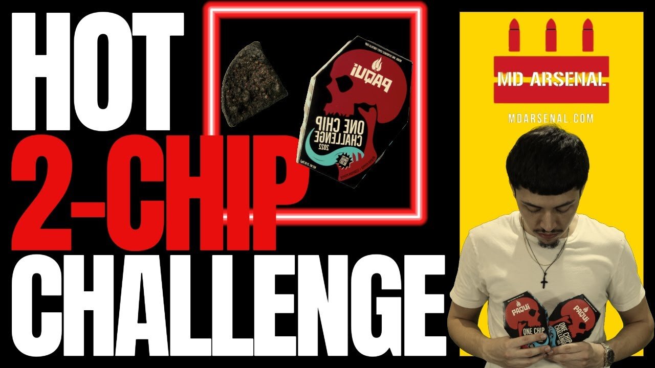 Gun Store Employee Attempts 2 Chip Challenge (SPICY) 5:00 MIN NO WATER!