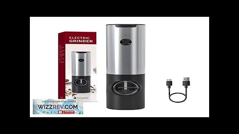 Electric Salt Grinder Set USB Rechargeable Electric Pepper Mill With LED Light Review