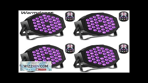 4PCS/Set 36W UV Blacklight 36LEDs Par Light Stage Effect Lighting Projector Review