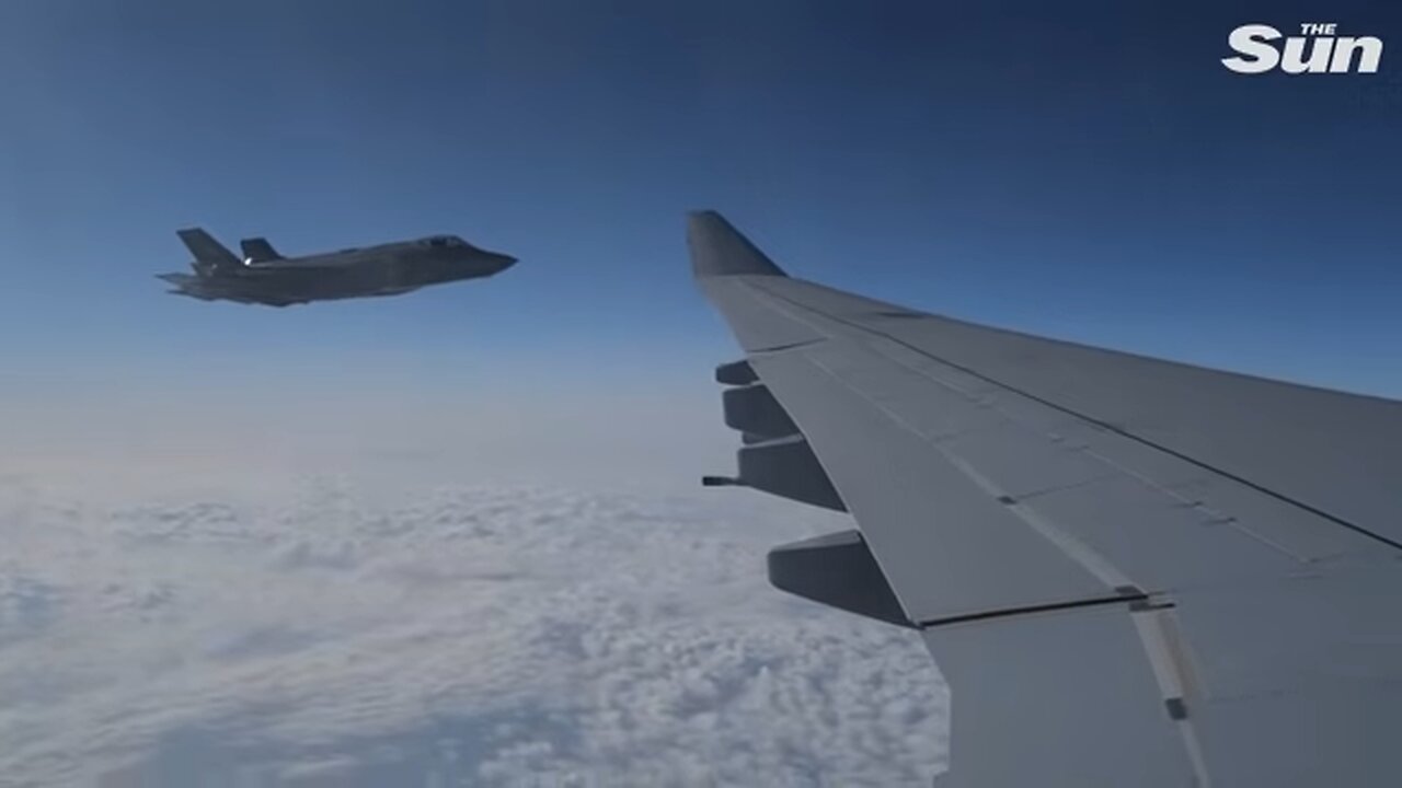 Nato jet shows off ‘KILL MARK’ after first ever shoot down of Russia drone