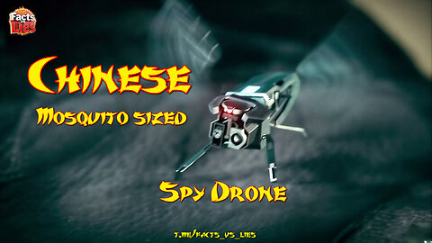 China's Mosquito sized Spy Drone...