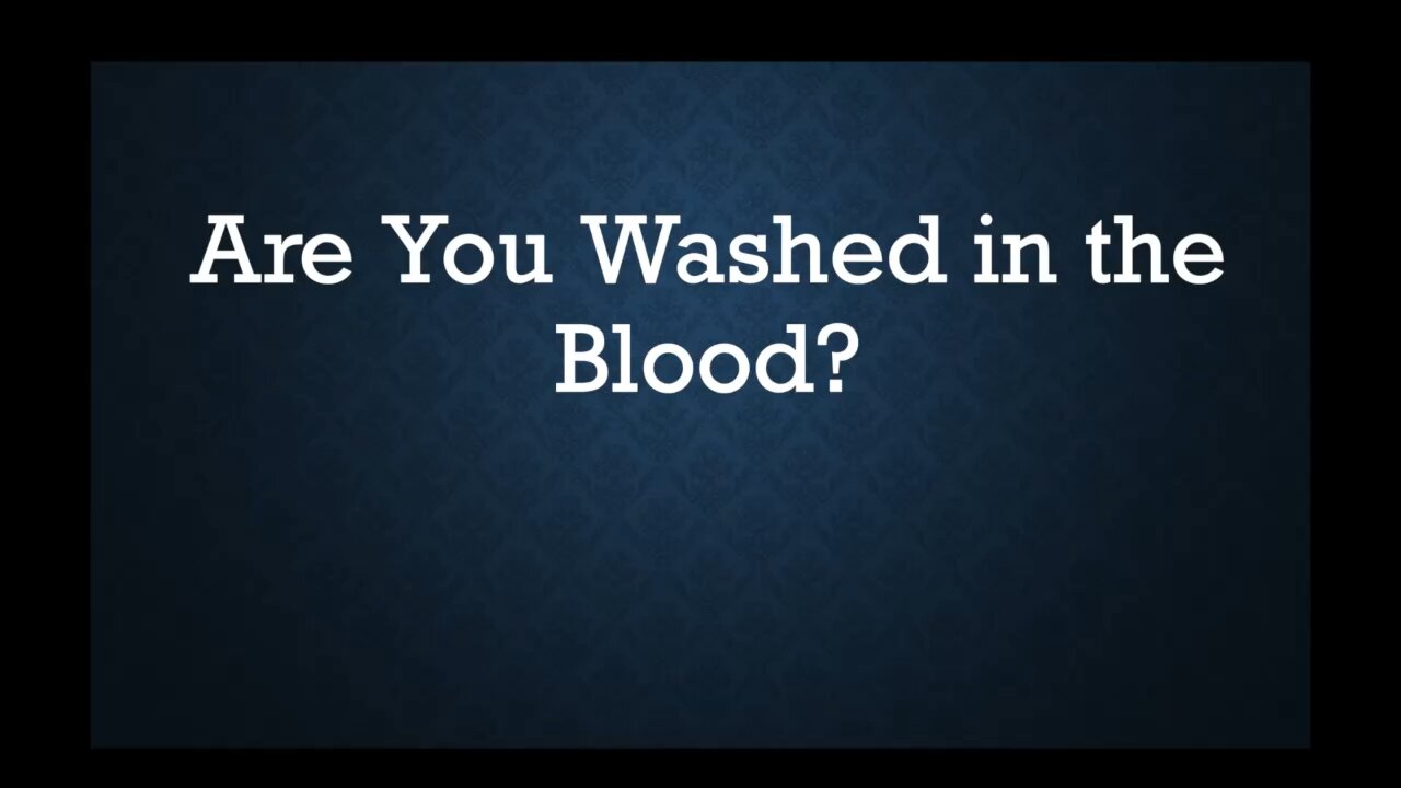 Are You Washed?