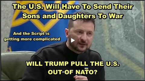 Trump Must Pull The Usa Out Of Nato Right Now Before It's Too Late - The Trap Has Been Set!