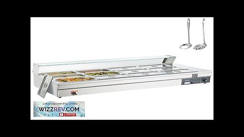 VEVOR 12-Pan Commercial Food Warmer 12 x 8QT Electric Steam Table Review