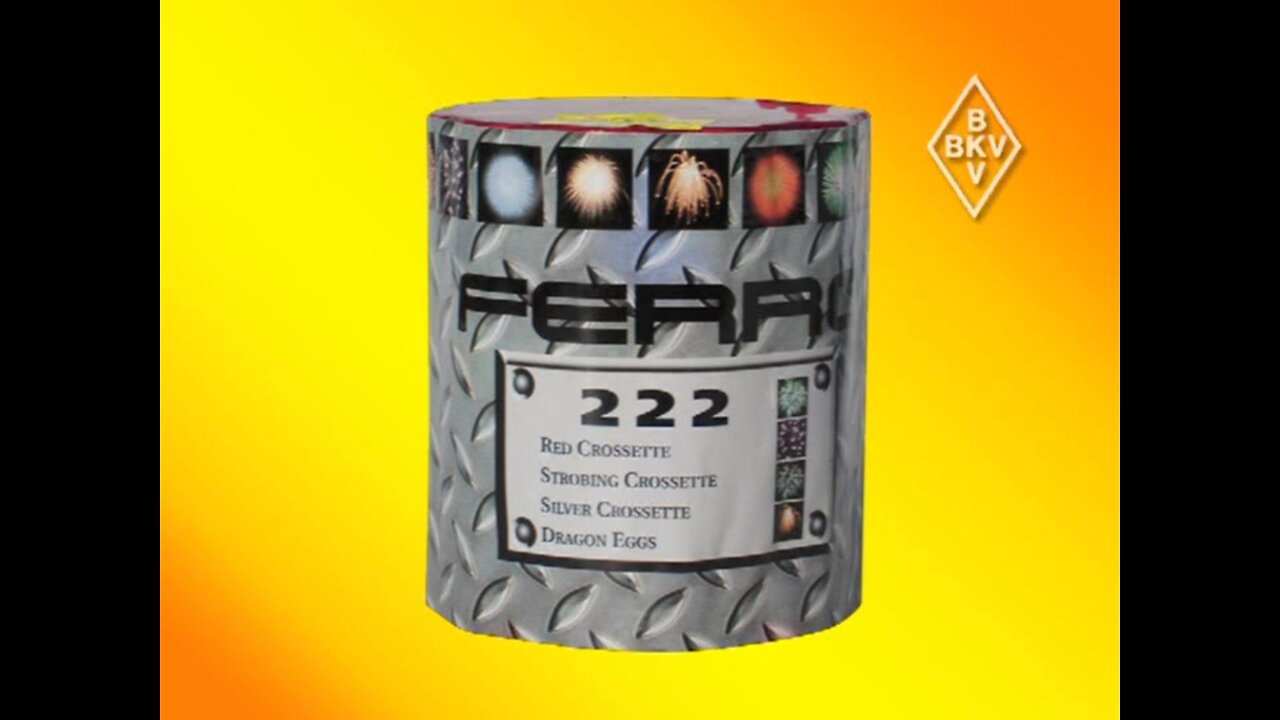BKV - Ferro 222 - 13 Schots Vuurwerkcake