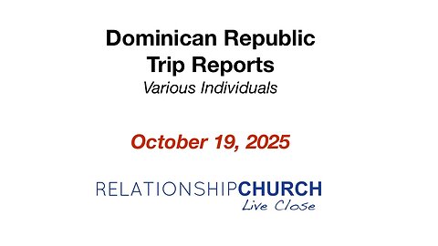 Dominican Republic Trip Updates