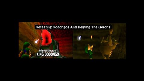 LOZ Ocarina Of Time ll LPll 29 yr Old Fight Dodongos & Become Brothers To Gorons[Pt 4 /Wii/Gamecube]
