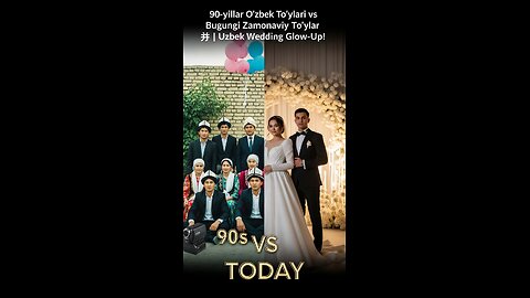 90 yillar Oʻzbek Toʻylari vs Bugungi Zamonaviy Toʻylar 🎥 Uzbek Wedding Glow Up! #ozbek #wedding