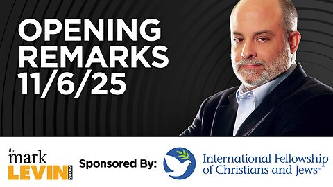 Mark's Opening Remarks - 11/6/25