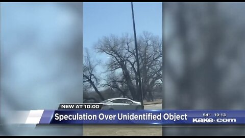 TV news report: “Speculation Over Unidentified Object”