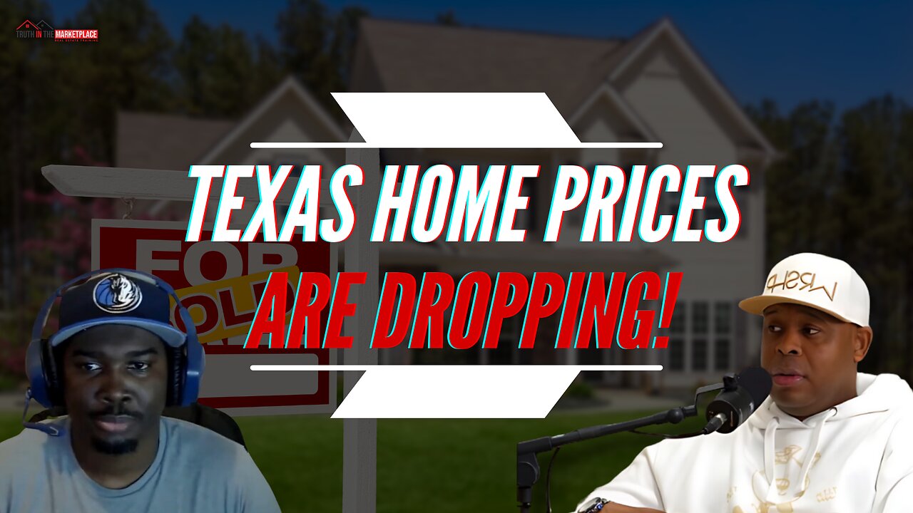 Texas Home Prices Are Dropping! Time to Invest? #TheBag💰