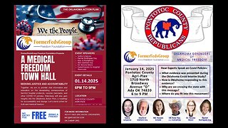 "Medical Freedom Town Hall" in Ada, OK