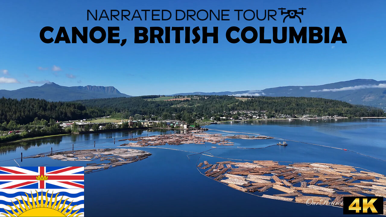 🏖️ Canoe, British Columbia 🌲 | 4K Drone
