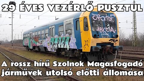 2025.02.26. Szolnok Magasfogadón pusztuló járművek. Hörgő, BDV és BVh-vezérlő, Bhv-k, Fecske Bhv-k.