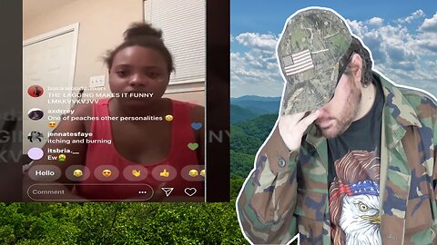 Lovely Peaches Fighting And Slapping Her Self On Live - Reaction! (BBT)