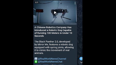 Documentary: 10 Second Running Robotic Dog