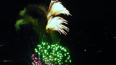 Fly into the heart of the fireworks at Canada Day celebration