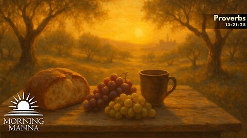 Morning Manna - October 6, 2025 - Proverbs 13:21-25 - Pursued by Sin, Satisfied by Righteousness