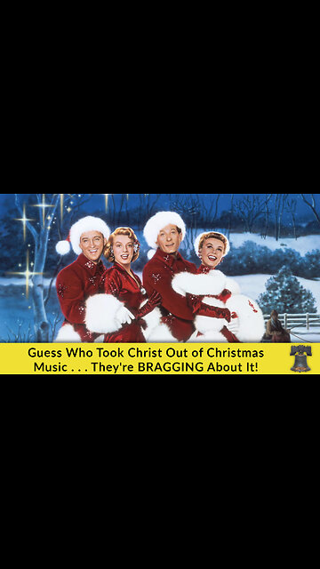 Guess Who Took Christ Out of Christmas Music . . . They're BRAGGING About It!