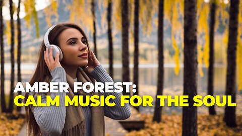 Tranquil Tunes in a Golden Forest