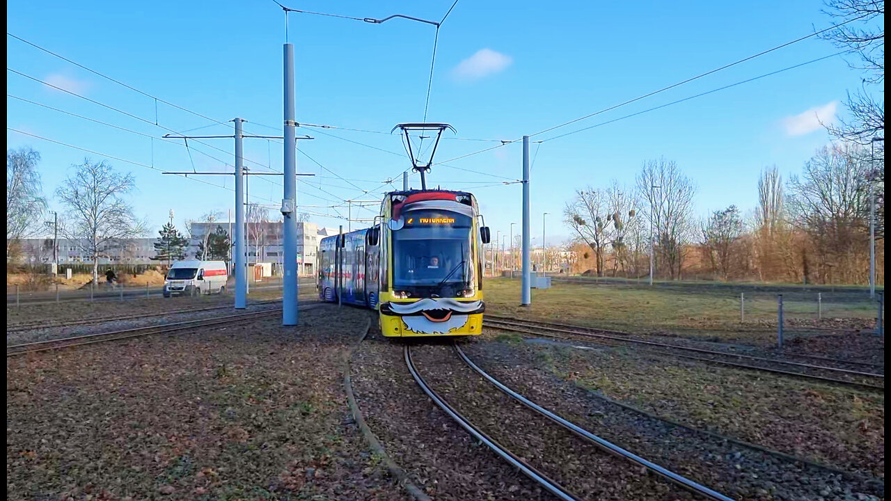 Mikołajkowo świąteczny tramwaj MZK Toruń