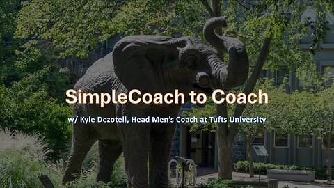 Season '24 SC2C with Kyle Dezotell, Head Men's Coach at @tuftsu