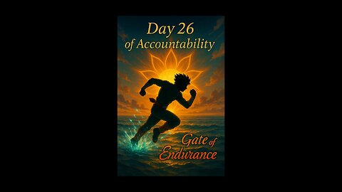Day 26 of Accountability – The Gate of Endurance Walk Through Your Own Wilderness #accountability