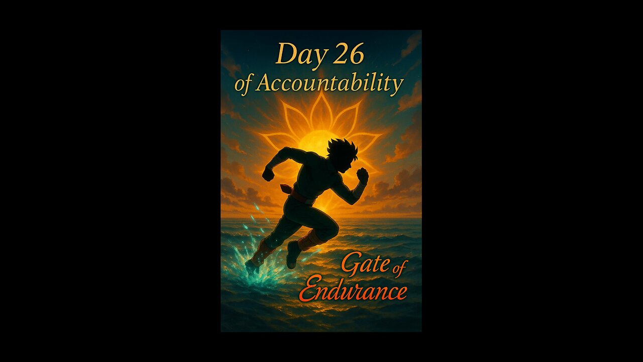 Day 26 of Accountability – The Gate of Endurance Walk Through Your Own Wilderness #accountability