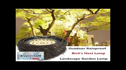 36W 48W Landscape Lighting Led Bird's Nest Lamp Garden Spotlight Garden Lighting Review