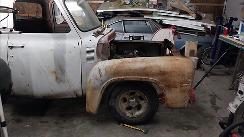 1953 F100 Restomod: 1st Mock Up