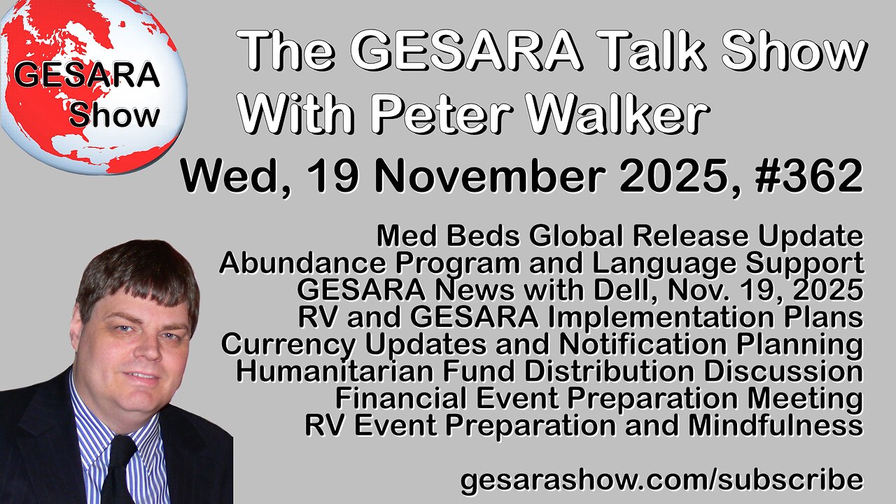 2025-11-19 GESARA Talk Show 362 - Wednesday