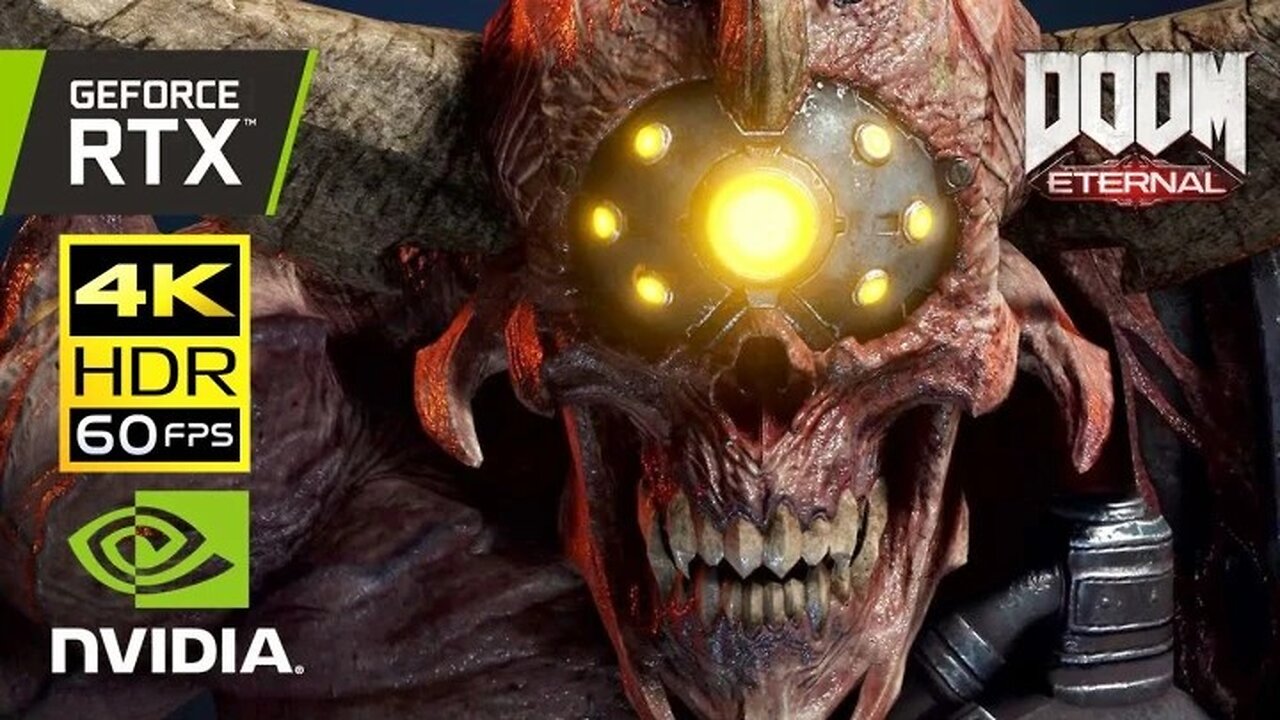 [NVIDIA official video] The official first use RTX 3080 to run Doom Eternal with the highest resol