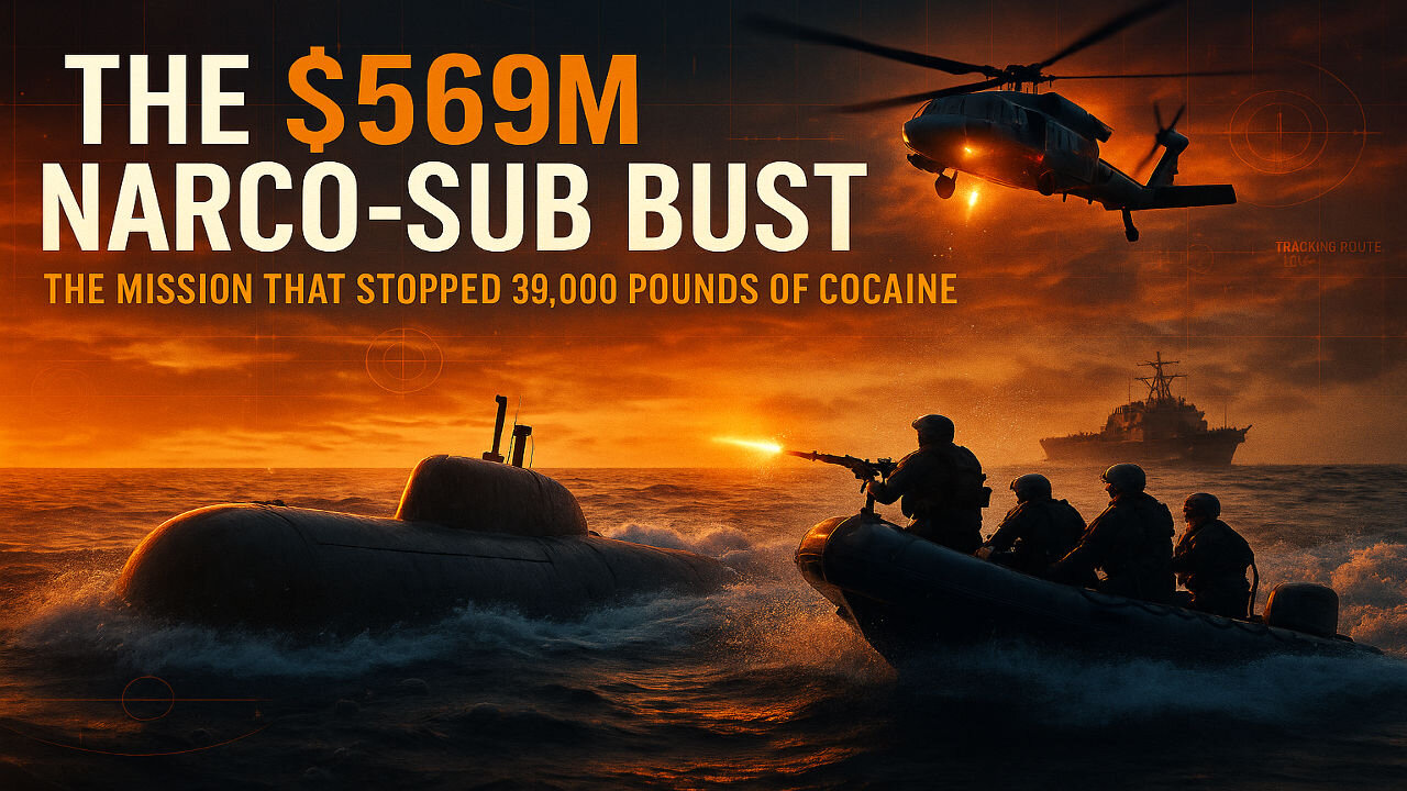 US Navy BLOWS UP Narco-Submarine Loaded With $569,000,000 of Cocaine 😱🚁 | INSANE Real Footage