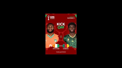 CÔTE D'IVOIRE VS CAMEROON : 2025 CAF AFCON GROUP STAGE - GROUP F MATCH LIVE WATCH-ALONG